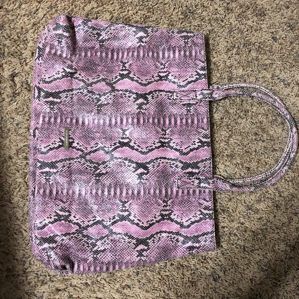 Snake skin tote